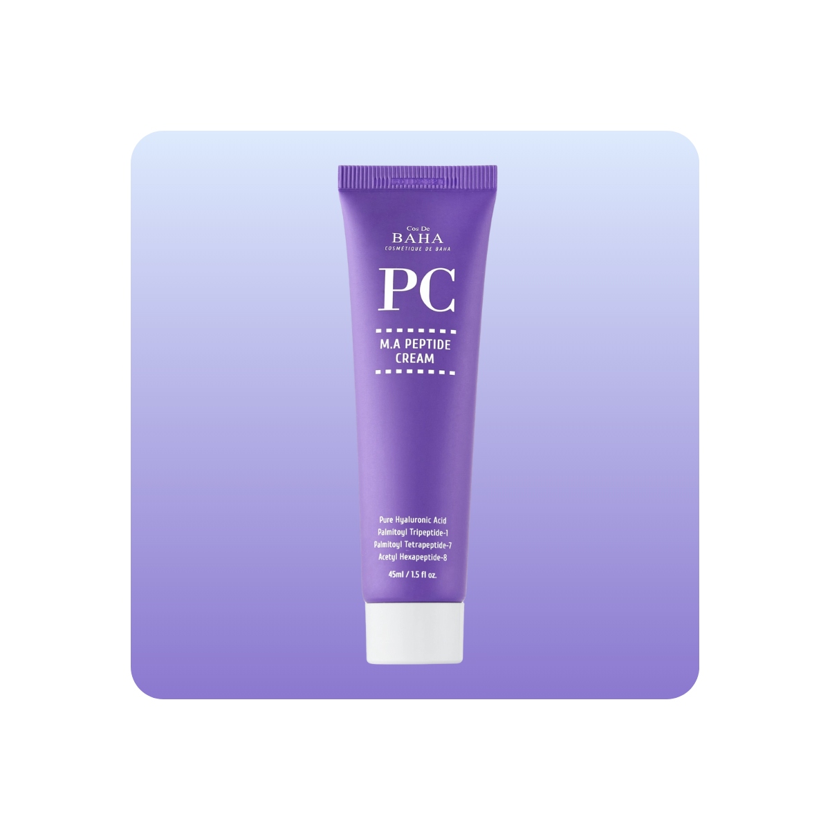 Emulsiones y Cremas al mejor precio: Cos De BAHA PC M.A Peptide Cream - Crema con Matrixyl 3000 y Argireline de Cos de BAHA en Skin Thinks - Piel Seca