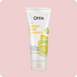 Espuma Energizante Ottie  Fruit Yogurt Foam Cleanser Lemon