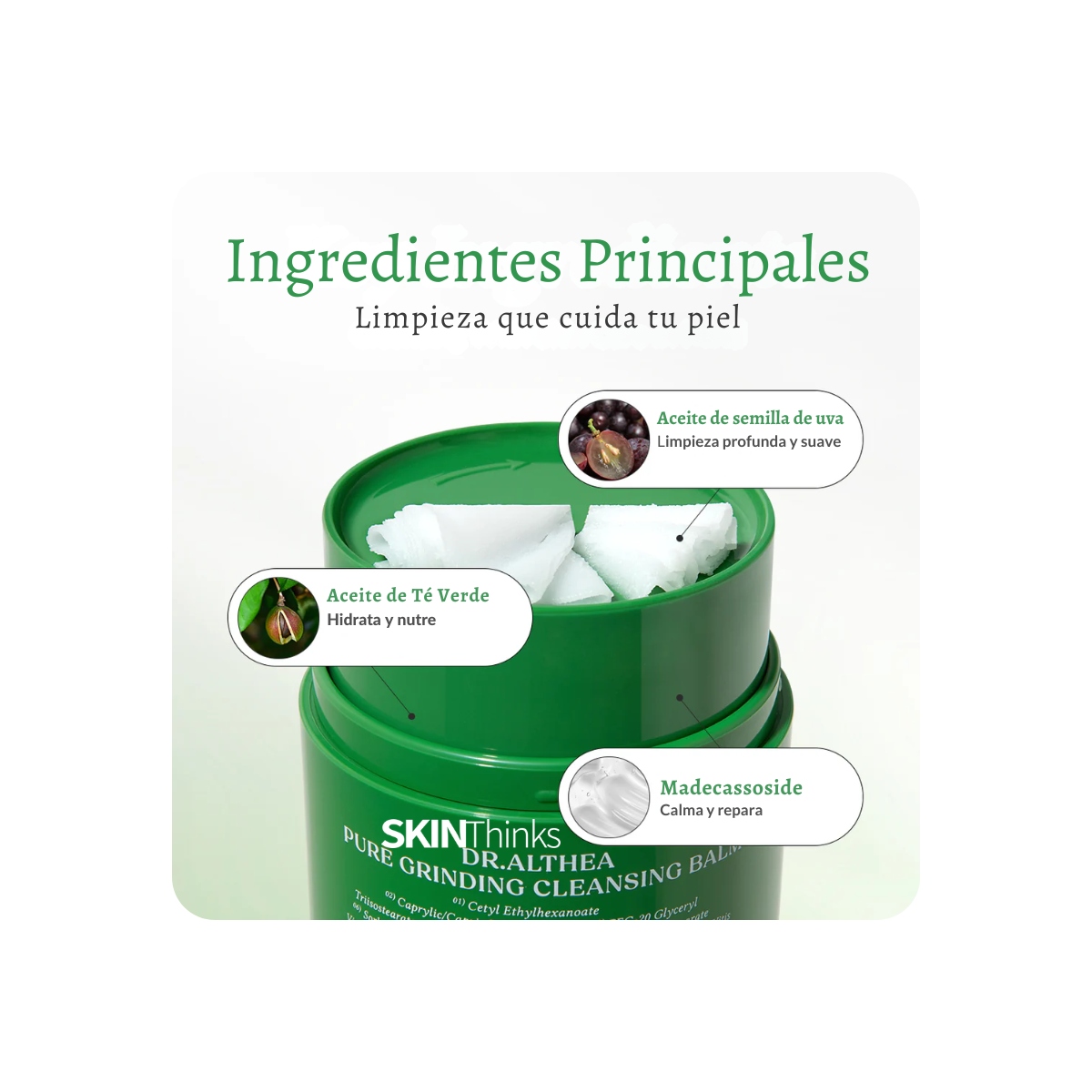 Aceites Limpiadores al mejor precio: Bálsamo desmaquillante Dr. Althea Pure Grinding Cleansing Balm de Dr. Althea en Skin Thinks - Piel Seca