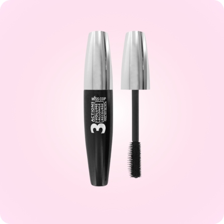 Maquillaje Vegano al mejor precio: Miss Cop Mascara Negra 3 Acciones de Miss Cop en Skin Thinks - 