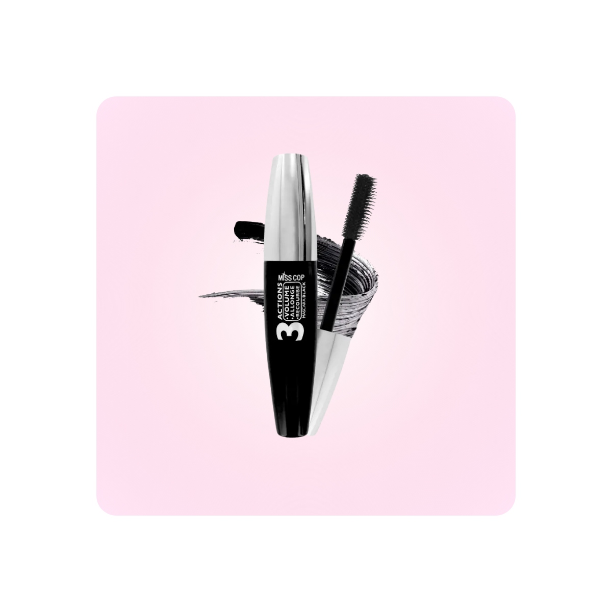 Maquillaje Vegano al mejor precio: Miss Cop Mascara Negra 3 Acciones de Miss Cop en Skin Thinks - 