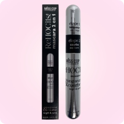 Maquillaje Vegano al mejor precio: Miss Cop Lash Mascara Noir 2 en 1 Rehocils de Miss Cop en Skin Thinks - 