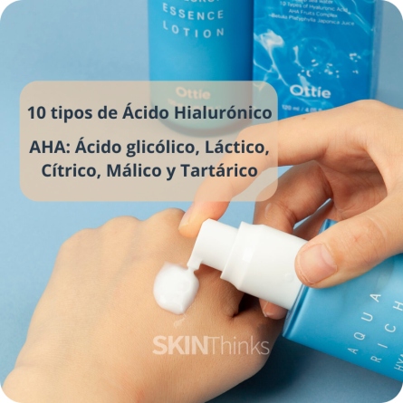 Esencias Coreanas al mejor precio: Ottie Aqua Rich Hyaluron Essence Lotion - Hidratación, Luminosidad de OTTIE en Skin Thinks - Tratamiento de Poros