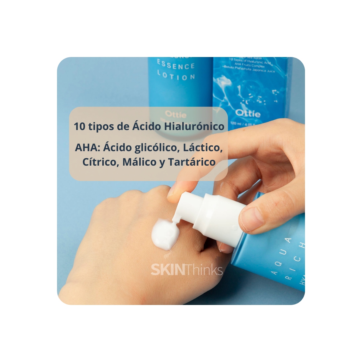 Esencias Coreanas al mejor precio: Ottie Aqua Rich Hyaluron Essence Lotion - Hidratación, Luminosidad de OTTIE en Skin Thinks - Tratamiento de Poros