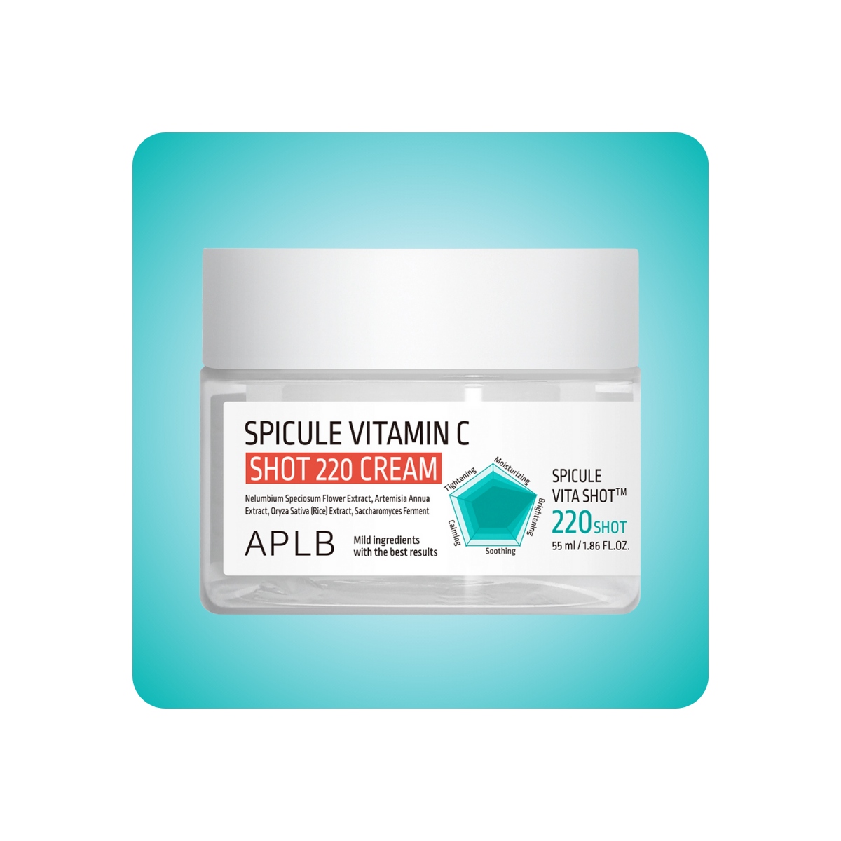 Emulsiones y Cremas al mejor precio: Crema de Vitamina C con Microagujas APLB Spicule Vitamin C Shot 220 Cream de APLB en Skin Thinks - 