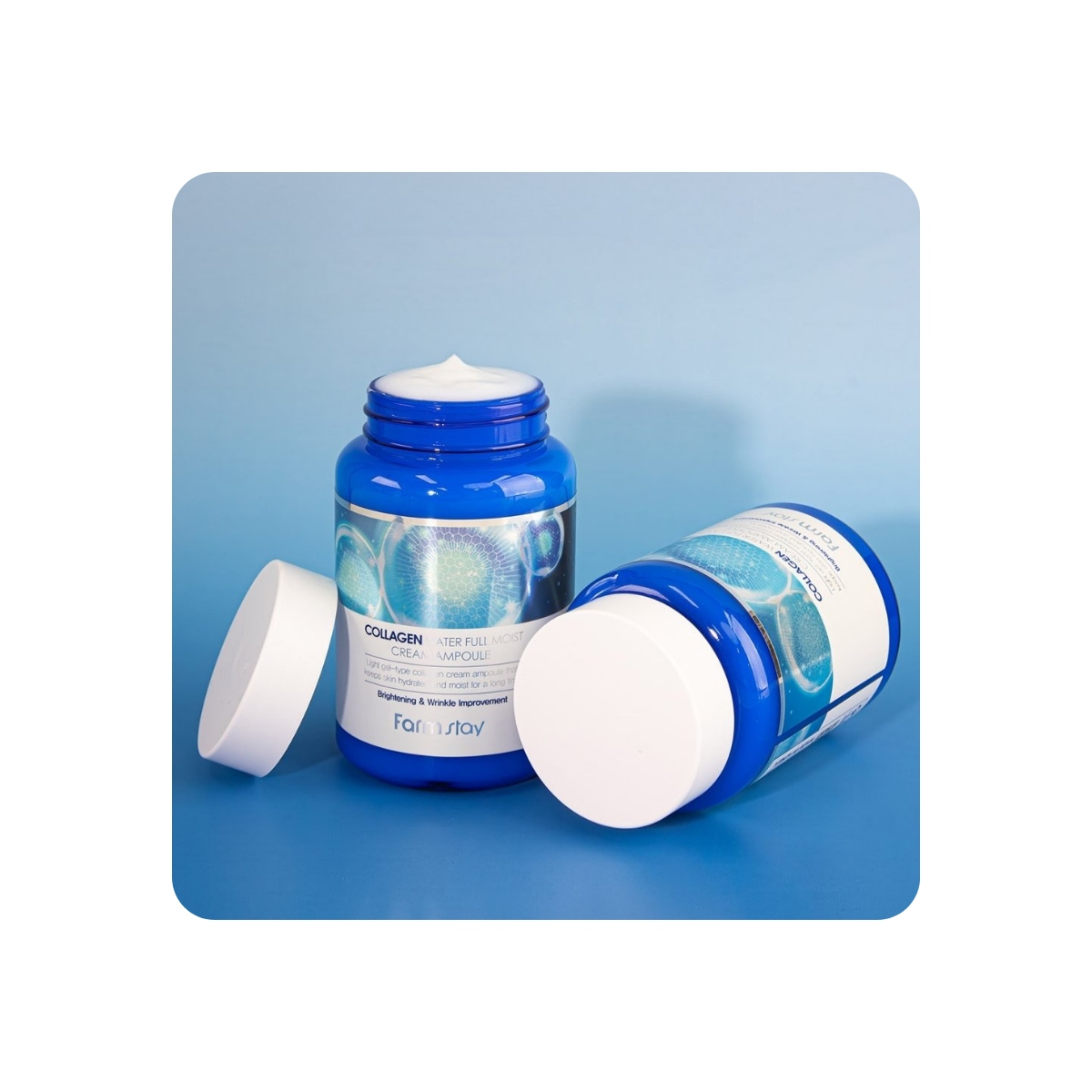 Serum y Ampoules al mejor precio: Farmstay Collagen Water Full Moist Cream Ampoule 250 ml de FarmStay en Skin Thinks - Piel Seca