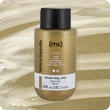 Corporal, manos, pies al mejor precio: Skincyclopedia Loción corporal reafirmante Skincyclopedia Shimmer Body Lotion de Skincyclopedia en Skin Thinks - Piel Seca