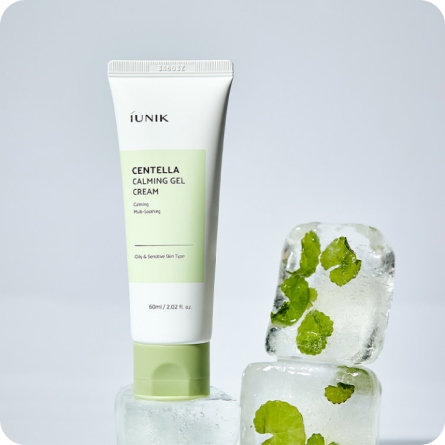 Cosmética Coreana al mejor precio: Crema para Piel Grasa y Sensible Iunik Centella Calming Gel Cream de Iunik en Skin Thinks - Piel Sensible