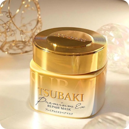 Cabello al mejor precio: Shiseido Tsubaki Premium Repair Hair Mask Mascarilla capilar premium de Fino Premium Touch en Skin Thinks - 