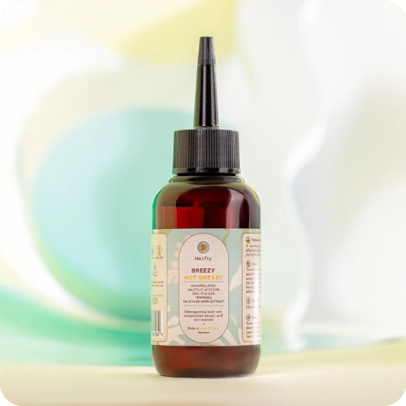 Cuidado del Cabello al mejor precio: Loción capilar seborreguladora con ácido salicílico HairTry Breezy Not Grasy - 100 ml de Hairtry en Skin Thinks - 