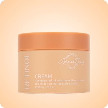 Crema antiedad Grace Day Retinol Cream con bakuchiol y ácido hialurónico