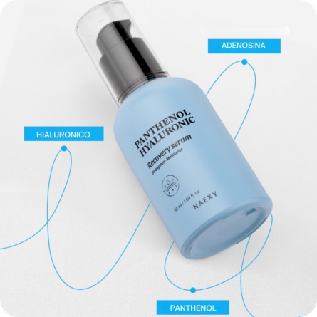 Serum y Ampoules al mejor precio: Serum äcido Hialurónico NAEXY Panthenol Hyaluronic Recovery Serum de Naexy en Skin Thinks - Tratamiento Anti-Edad