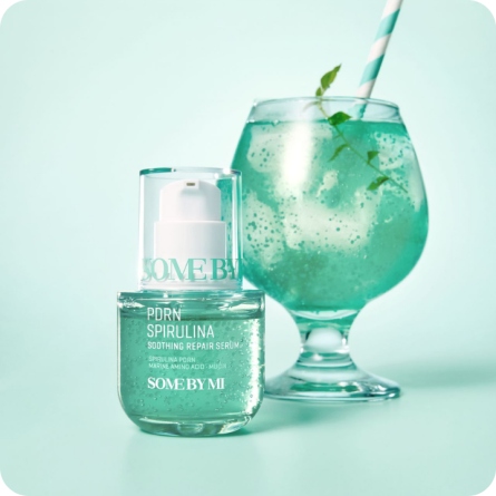 Serum y Ampoules al mejor precio: Some By Mi PDRN Spirulina Soothing Repair Serum de Some By Mi en Skin Thinks - Piel Sensible