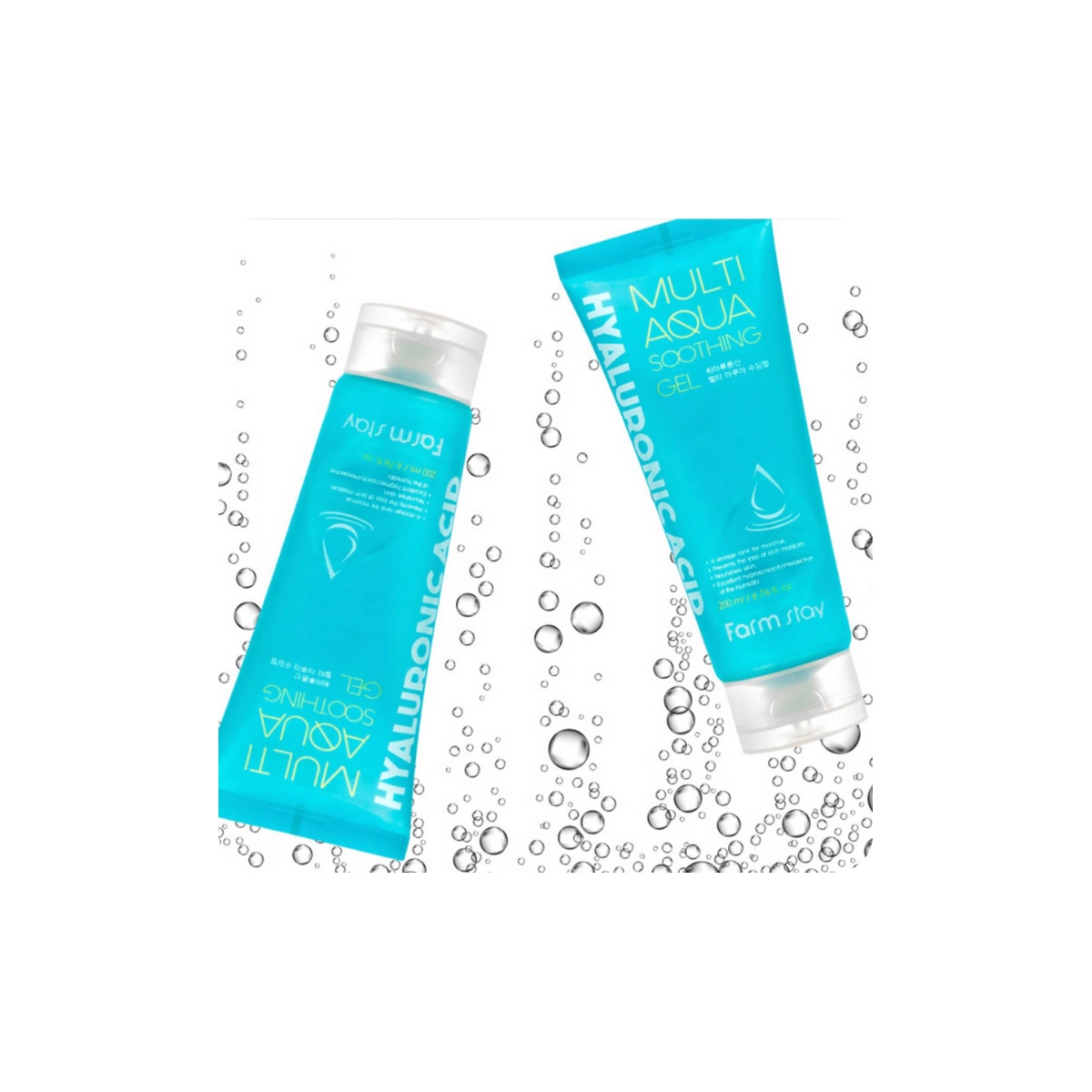 Emulsiones y Cremas al mejor precio: FARMSTAY Hyaluronic Acid Multi Aqua Soothing Gel de FarmStay en Skin Thinks - Piel Seca
