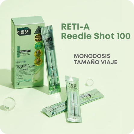 Serum y Ampoules al mejor precio: VT Cosmetics Reti-A Reedle Shot Stik 2ml — Pack 10 unidades de VT Cosmetics en Skin Thinks - Piel Grasa