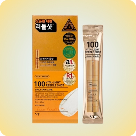 VT Cosmetics Vita-Light Reedle Shot Stik 2ml — Pack 10 unidades