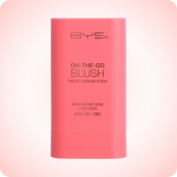 Maquillaje al mejor precio: BYS ON The Go Blush Tinted serum Stick-con peptidos e hialurónico de BYS Cosmetics en Skin Thinks - 