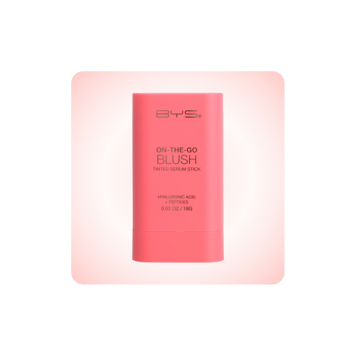 Maquillaje al mejor precio: BYS ON The Go Blush Tinted serum Stick-con peptidos e hialurónico de BYS Cosmetics en Skin Thinks - 