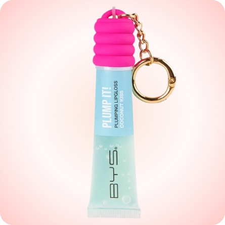 BYS Brillo de Labios Voluminizador de Coco con llavero