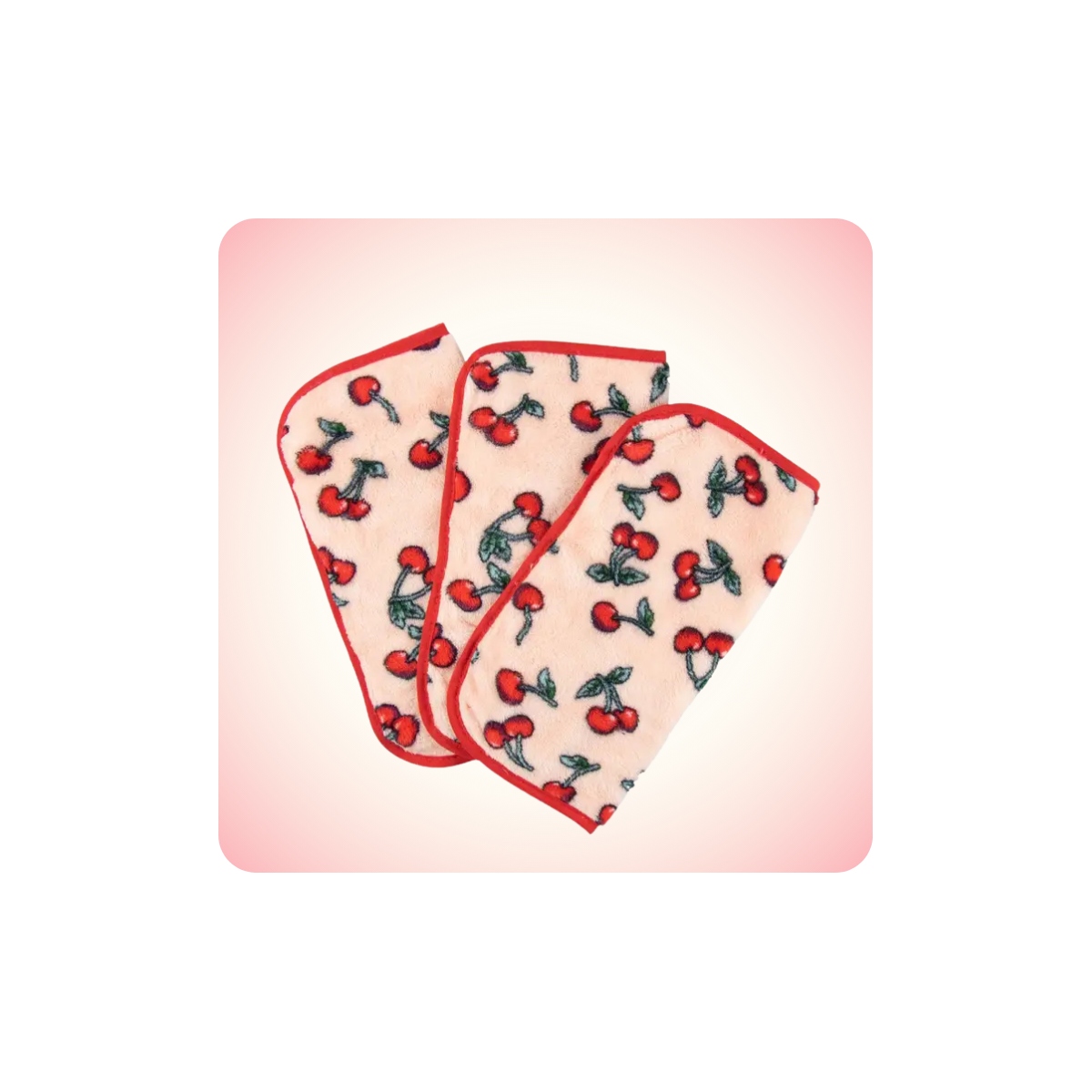 Accesorios al mejor precio: The Vintage Cosmetic Toallitas Desmaquillantes Cereza (pack 3 uds) de en Skin Thinks - 