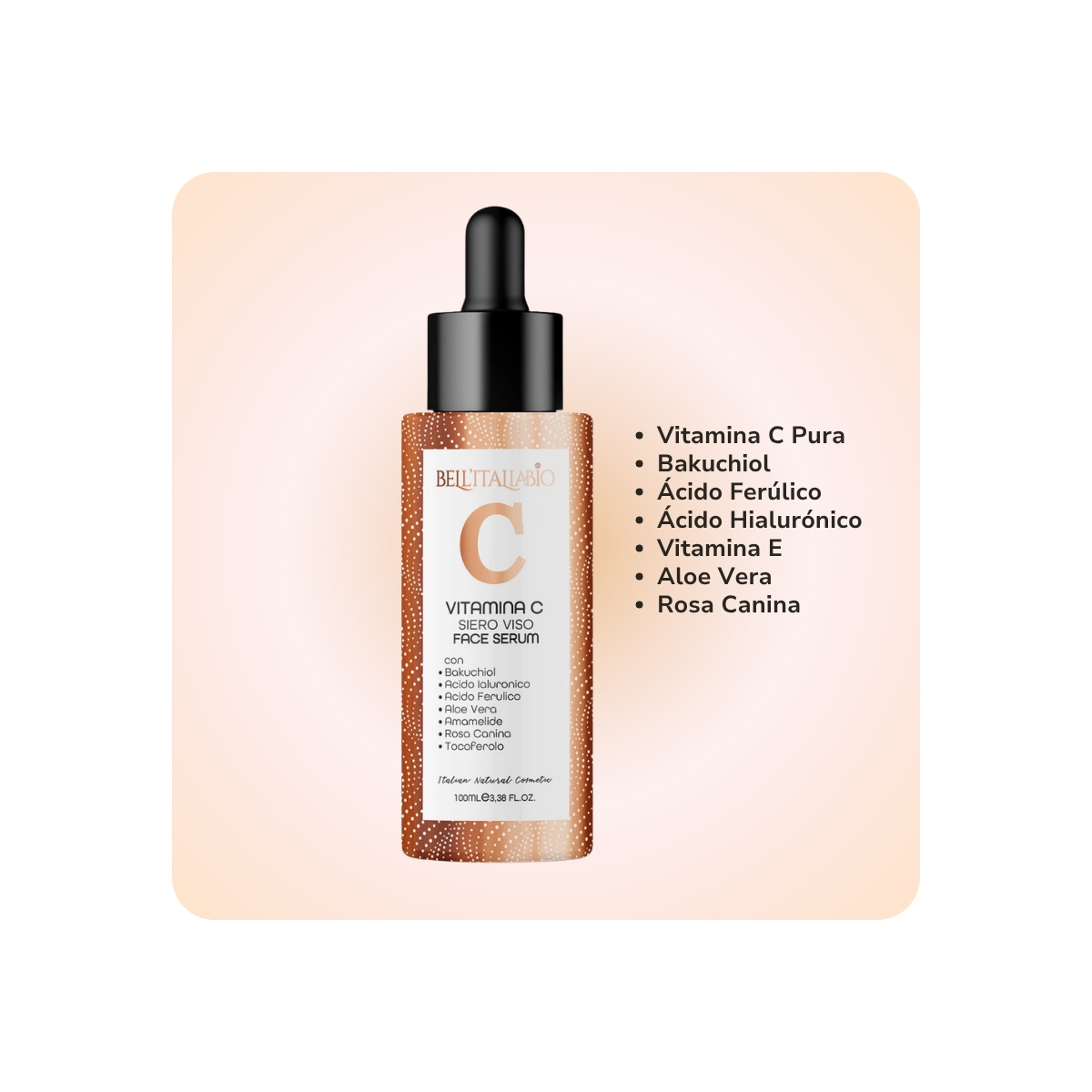 Inicio al mejor precio: Serum Vitamina C+E+Ferúlico Bell'Italiabio 100ml de en Skin Thinks - Piel Seca