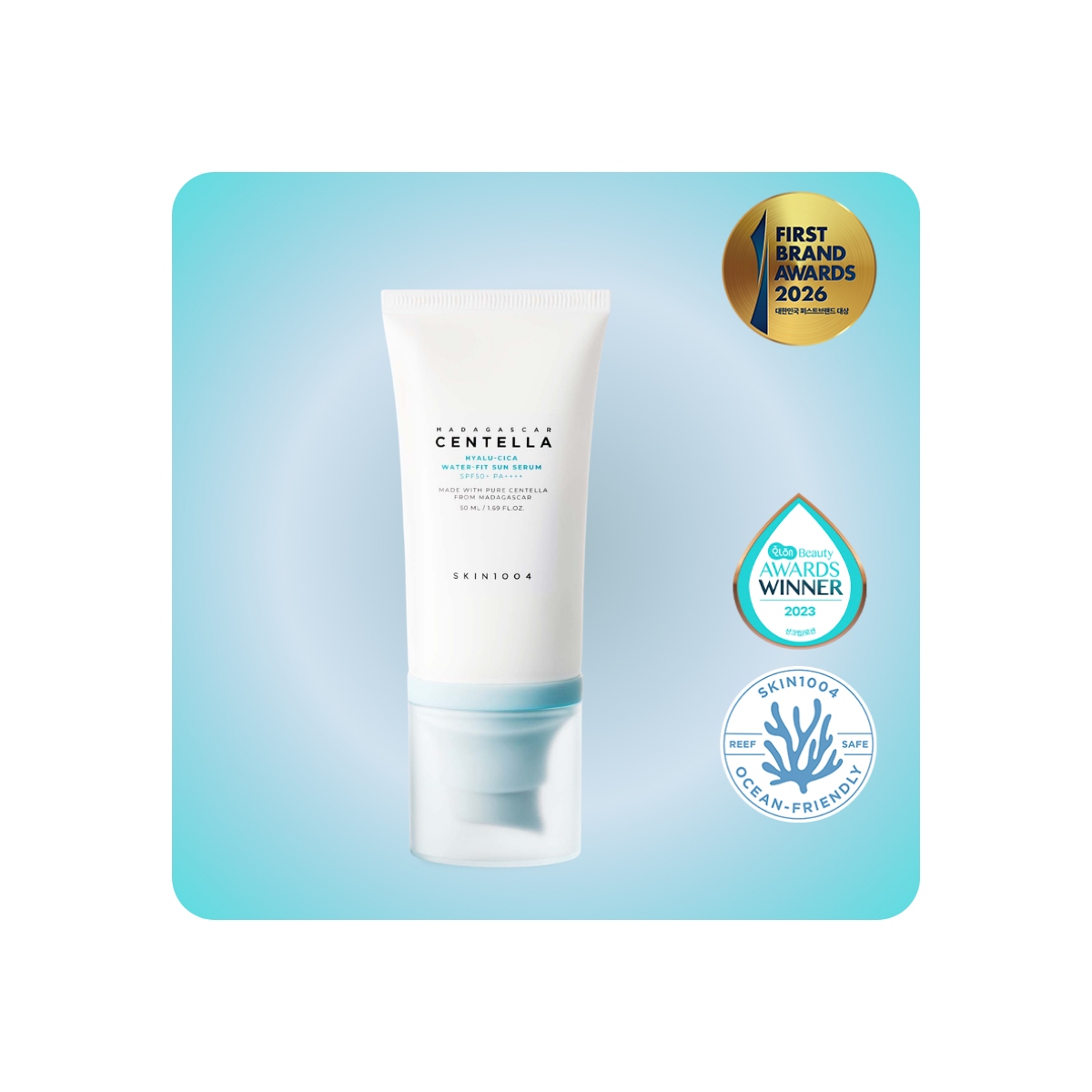 Protección Solar al mejor precio: SKIN1004 Hyalu-Cica Water Fit Sun Serum SPF 50+ PA++++ de SKIN1004 en Skin Thinks - Piel Seca