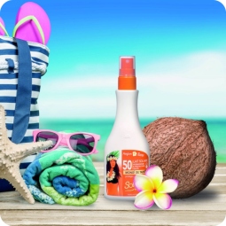 Protector Solar al mejor precio: Spray Solar SPF 50 Perfume Tiaré de Soleil des îles en Skin Thinks - Piel Seca