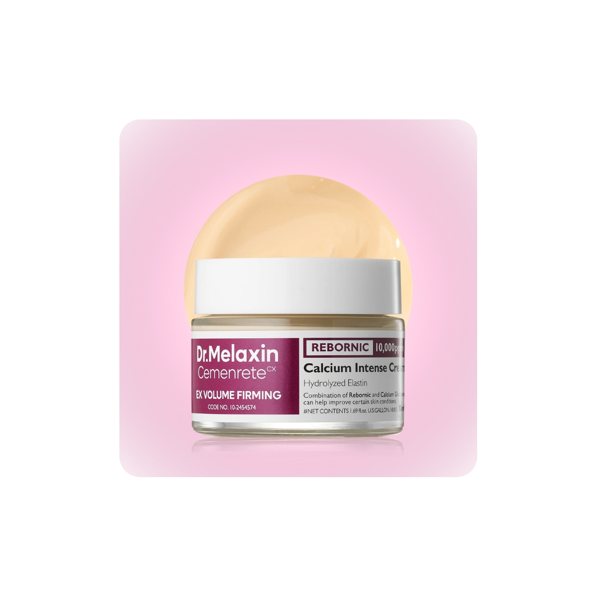 Crema antiedad Dr.Melaxin Cemenrete Calcium Intense Cream con colágeno y elastina para firmeza y nutrición