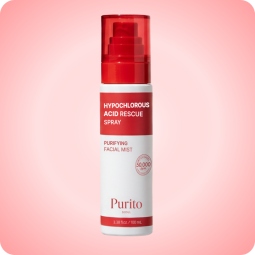 Purito Hypochlorous Acid Rescue Spray. Acné y piel sensible