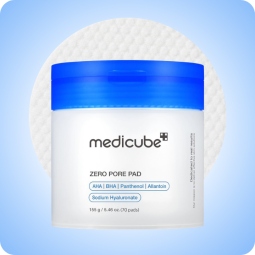 Medicube Zero Pore Pad 2.0  pads exfoliantes coreanos de 
doble textura con AHA y BHA para poros dilatados y piel grasa