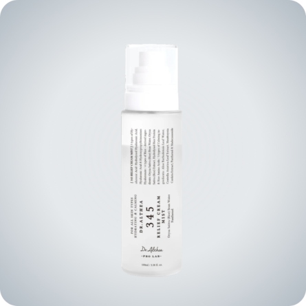Dr. Althea 345 Relief Cream Mist, bruma facial bifásica para hidratación y calma de piel sensible