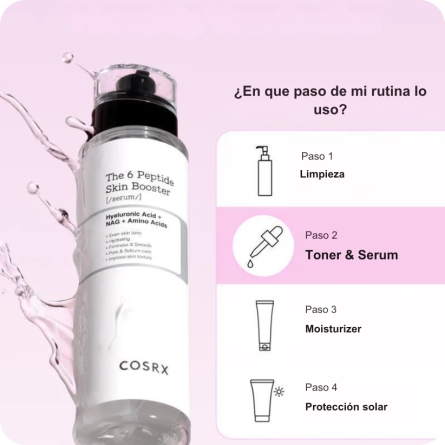 Serum y Ampoules al mejor precio: Serum de péptidos Cosrx The 6 Peptide Skin Booster Serum 30 ml de Cosrx en Skin Thinks - Piel Seca