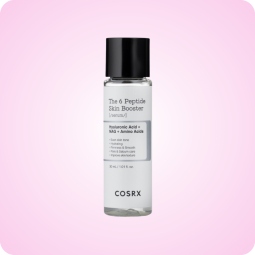 COSRX The 6 Peptide Skin Booster Serum en formato 30 ml, con seis péptidos, niacinamida y ácido hialurónico