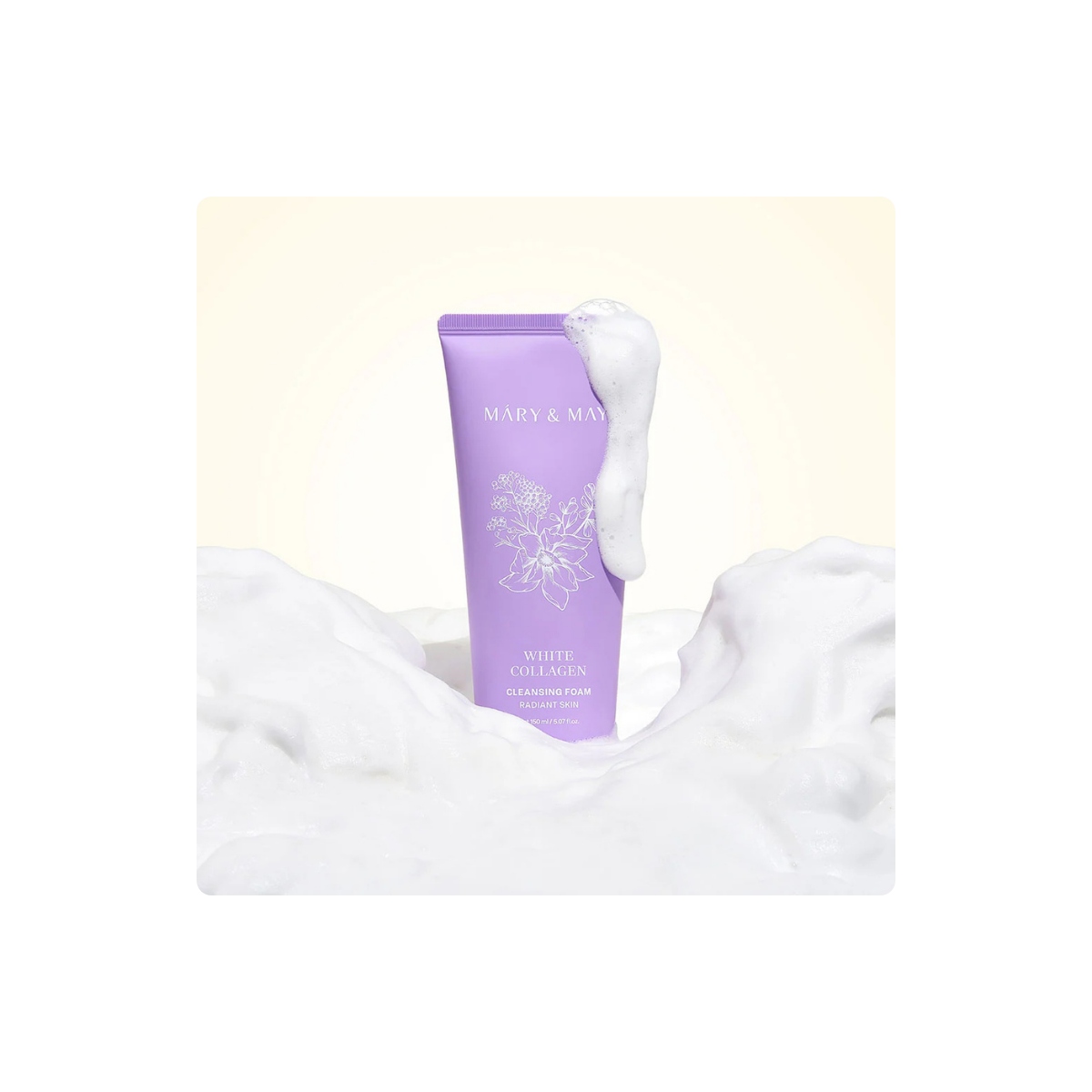 Espumas Limpiadoras al mejor precio: Mary & May White Collagen Cleansing Foam de Mary & May en Skin Thinks - Piel Seca