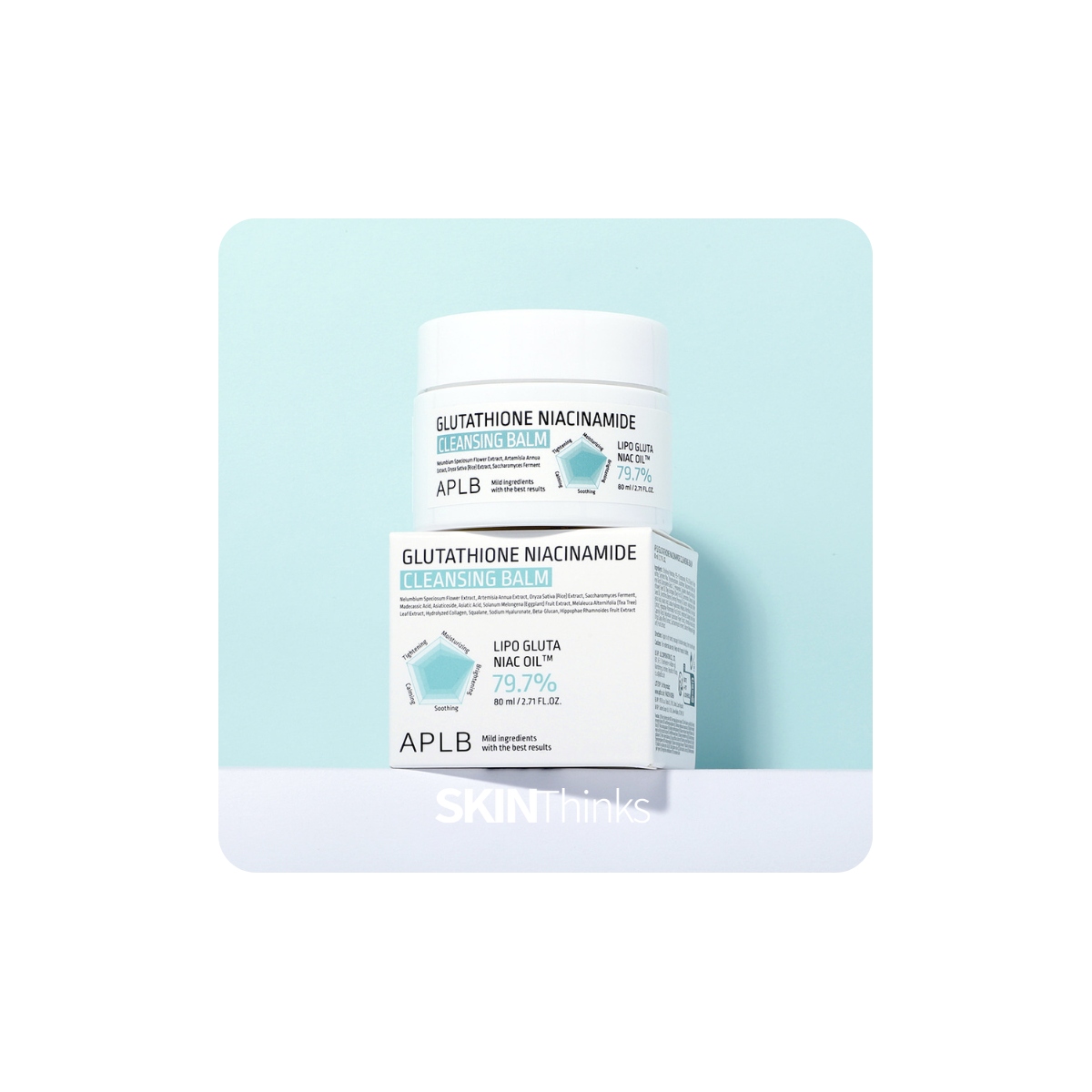 Aceites Limpiadores al mejor precio: Bálsamo desmaquillante APLB Glutathione Niacinamide Cleansing Balm de APLB en Skin Thinks - Piel Seca