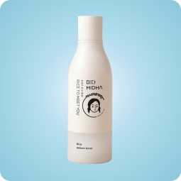 MIDHA Rice Sebum Toner, tónico bifásico coreano para control sebáceo e hidratación de piel grasa y mixta