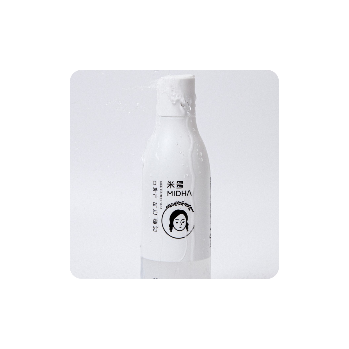 MIDHA Rice Sebum Toner con agua de salvado de arroz y sílice