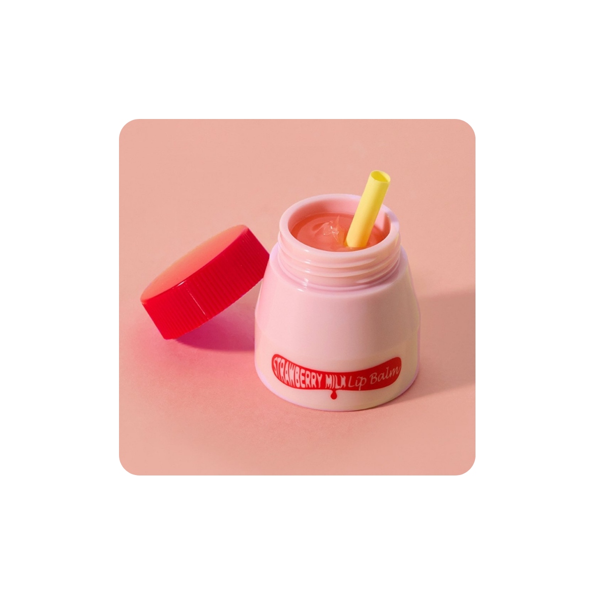 Kwailnara Strawberry Milk Lip textura cremosa color rosado natural inspirada en fresa y leche