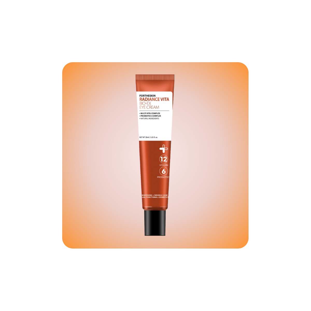 Contorno de ojos Radiance Vita Bio EX Eye Cream de ForTheSkin formulación ligera para piel delicada