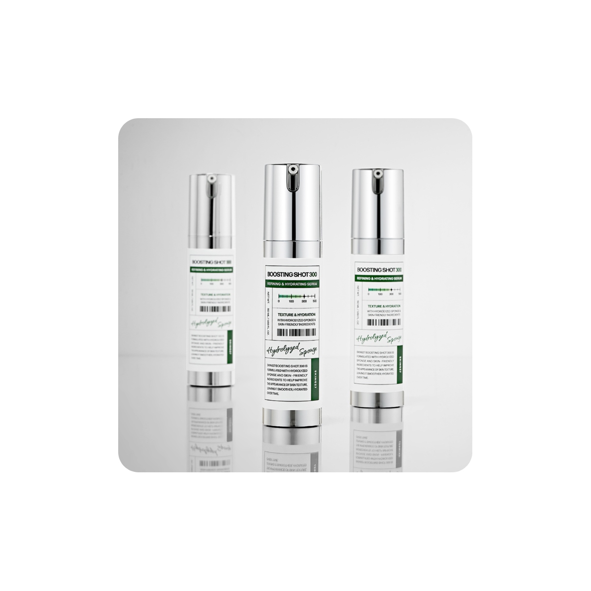 Serum y Ampoules al mejor precio: Serum con Microagujas SKIN627 Boosting Shot 300 + CICA with GREEN TEA Facial Sheet Mask de SKIN627 en Skin Thinks - Piel Seca