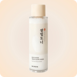 Mizon Rice Water Milky Glow Tone tónico de arroz coreano