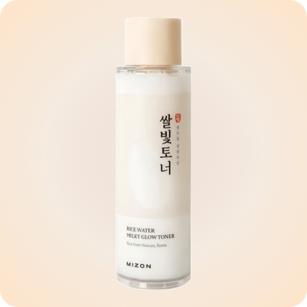 Mizon Rice Water Milky Glow Tone tónico de arroz coreano