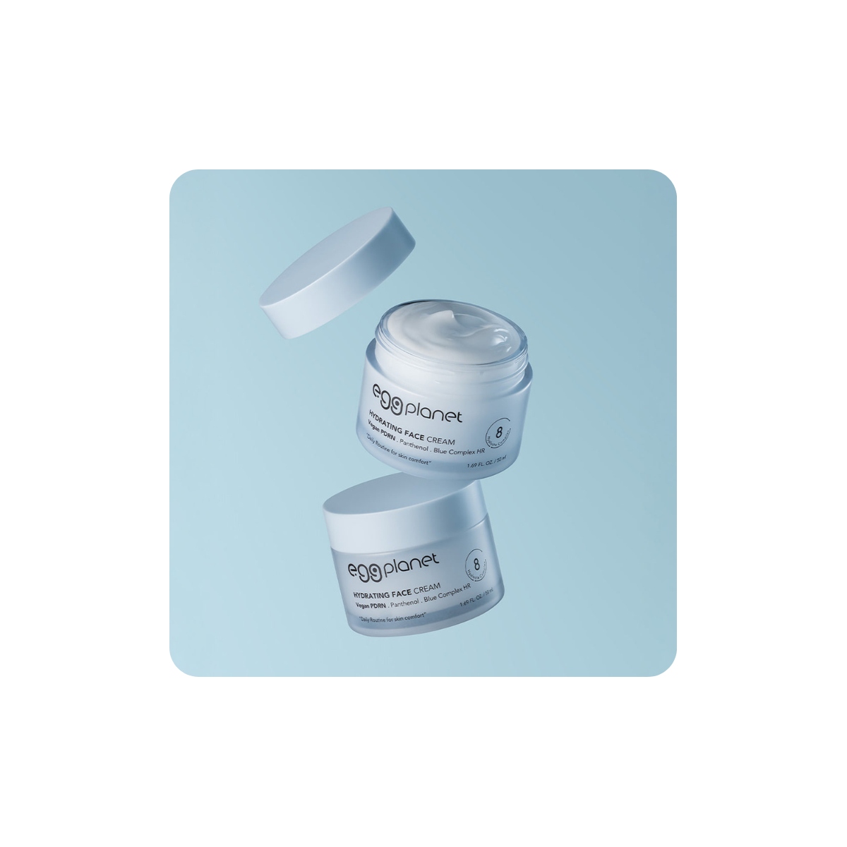 Emulsiones y Cremas al mejor precio: Crema con ácido hialurónico y péptidos Daeng Gi Meo Ri Eggplanet Hydrating Face Cream 50ml de Daeng Gi Meo Ri en Skin Thinks - Piel Seca