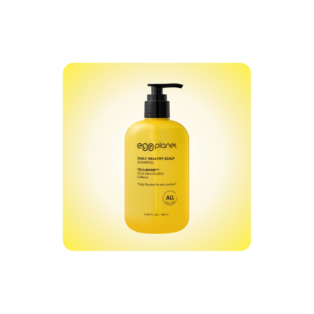 hampú Daeng Gi Meo Ri Egg Planet Daily Healthy Scalp Shampoo de 380 ml sin sulfatos con centella asiática y microbioma.