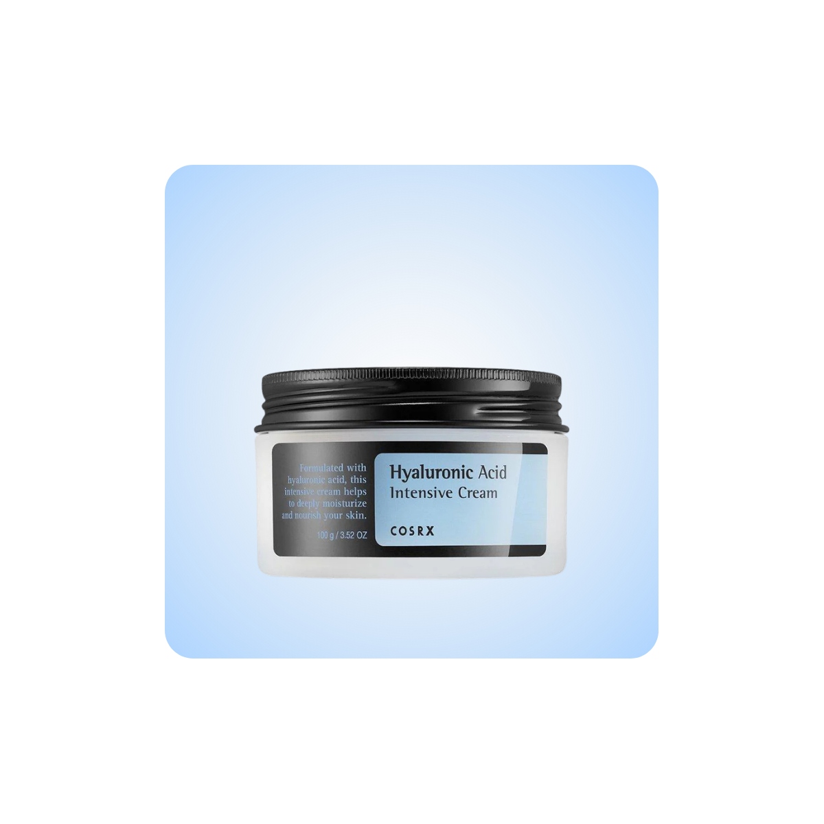 COSRX Hyaluronic Acid Intensive Cream 100g — crema hidratante coreana con espino amarillo y ácido hialurónico