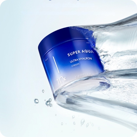 Cosmética Coreana al mejor precio: Super Aqua Ultra Hyalron Cream Hidratante Antiedad de Missha en Skin Thinks - Piel Seca