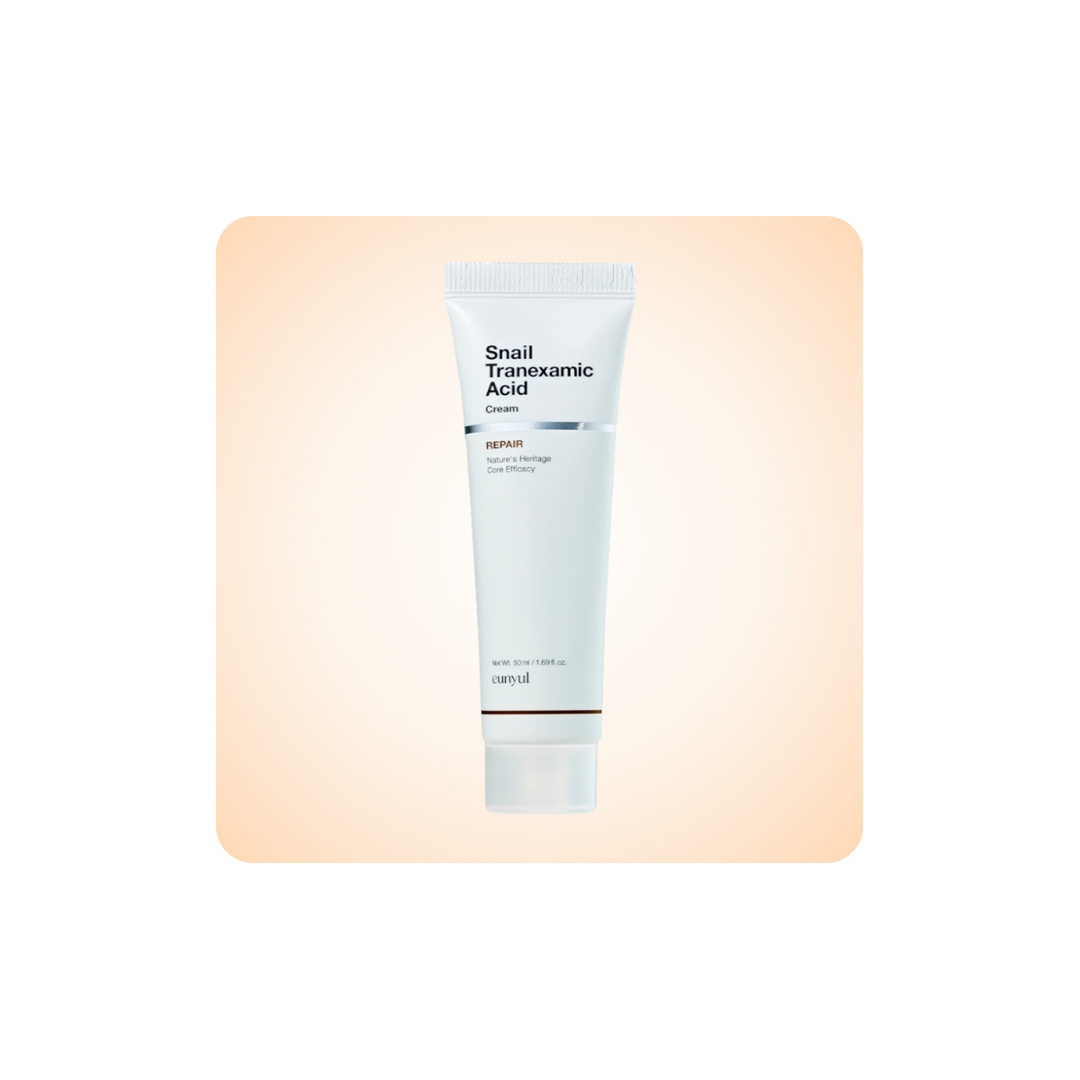 EUNYUL Snail Tranexamic Acid Repair Cream 50g para manchas y tono desigual