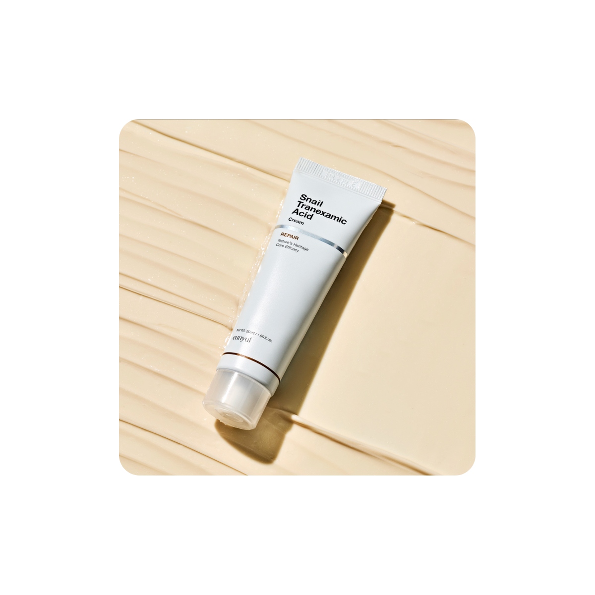Textura gel-crema de la crema EUNYUL Snail Tranexamic Acid Repair Cream
