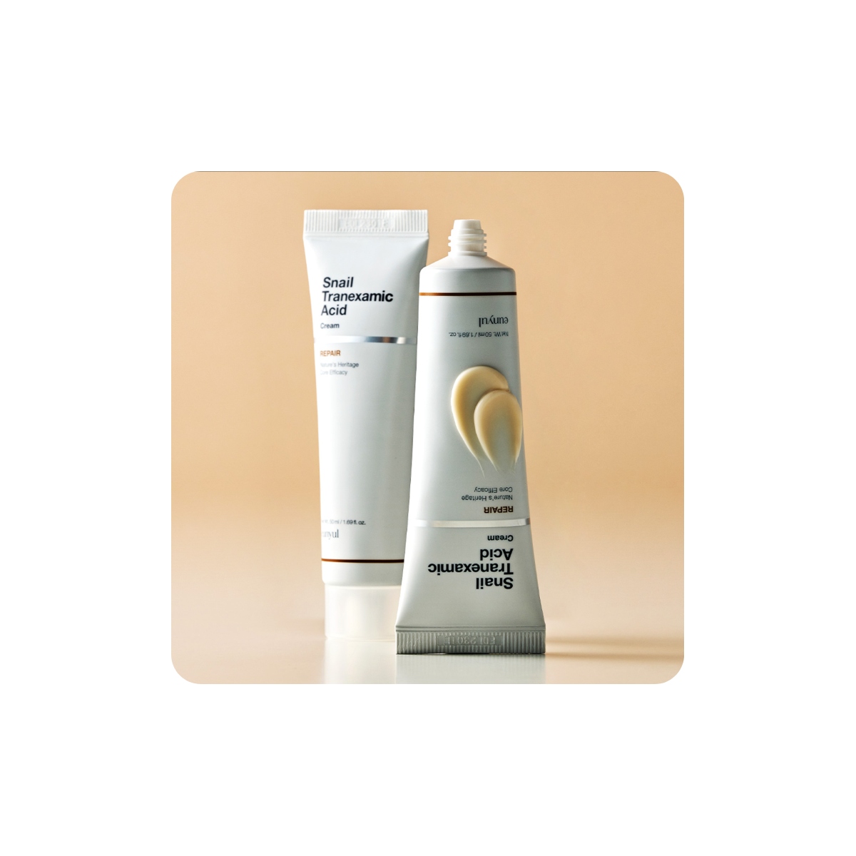 Emulsiones y Cremas al mejor precio: Crema antimanchas EUNYUL Snail Tranexamic Acid Repair Cream, 50g de en Skin Thinks - Piel Seca