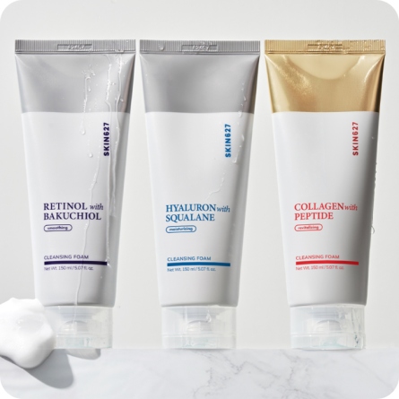 Espumas Limpiadoras al mejor precio: Espuma Limpiadora Hidratante SKIN627 HYALURON with SQUALANE Cleansing Foam de SKIN627 en Skin Thinks - Piel Sensible